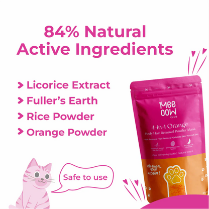 Meeow Hair Removal Wax Powder Mask