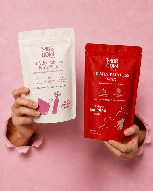 Mee Oow Hair Removal Wax Powder Pack of 2
